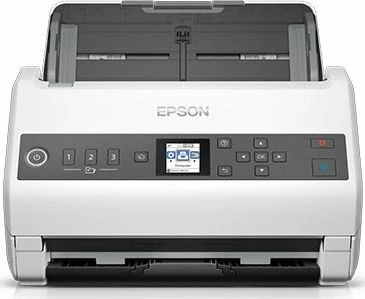 Skaner Epson WorkForce DS-730N (B11B259401), duplex, ADF 100 fletë, Ethernet/USB, bardhë/zi