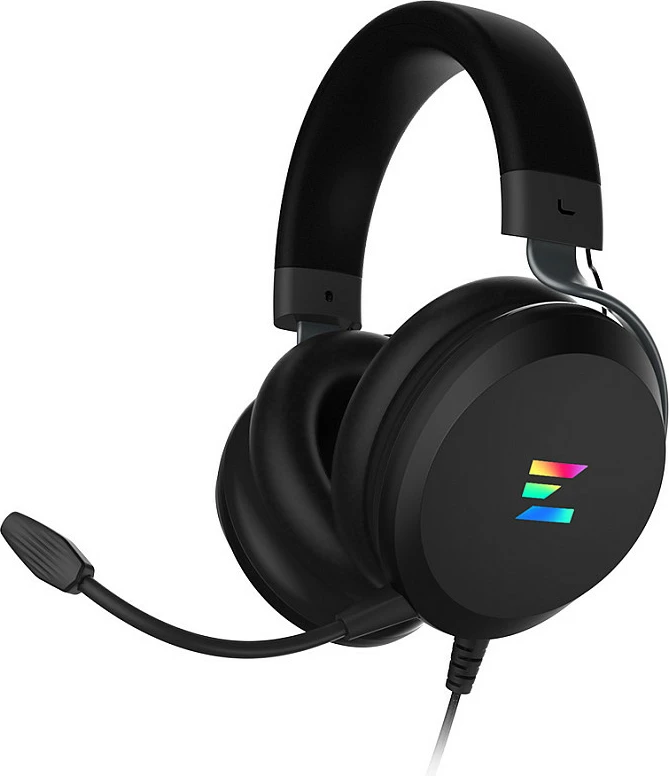 Kufje gaming Zalman HPS610 RGB, 3.5mm, kabllo 2.2m, të zeza
