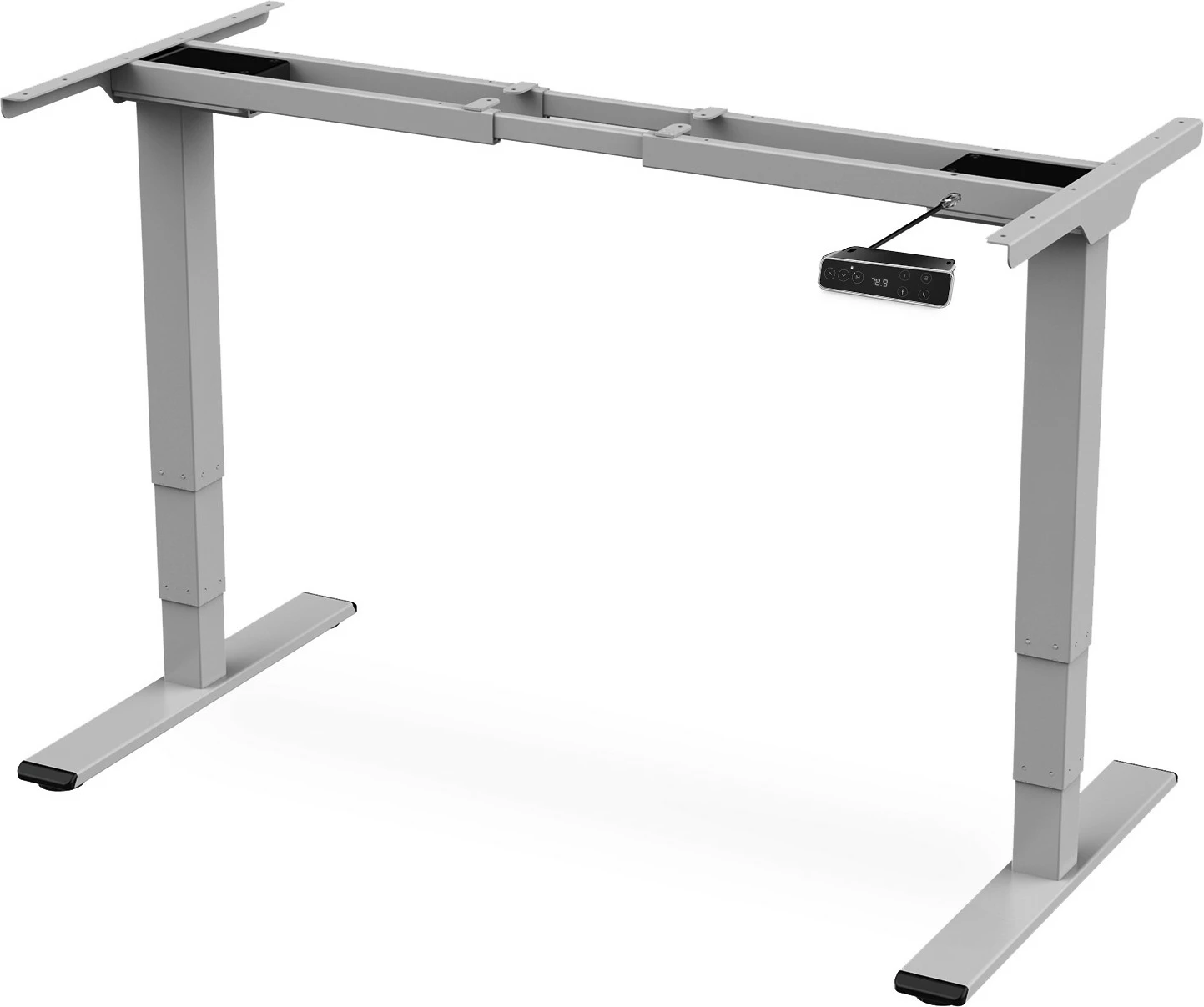 Kornizë tavoline elektrike Digitus, Dual-Motor, 3 nivele, gri