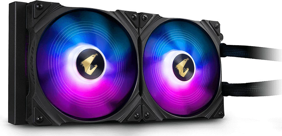 Ftohës uji Gigabyte AORUS WATERFORCE 280, i zi