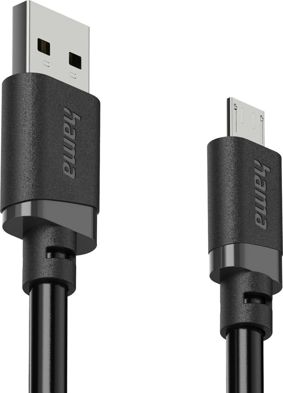 Kabllo karikimi Hama USB-A në micro USB, USB 2.0, 2 m, e zezë
