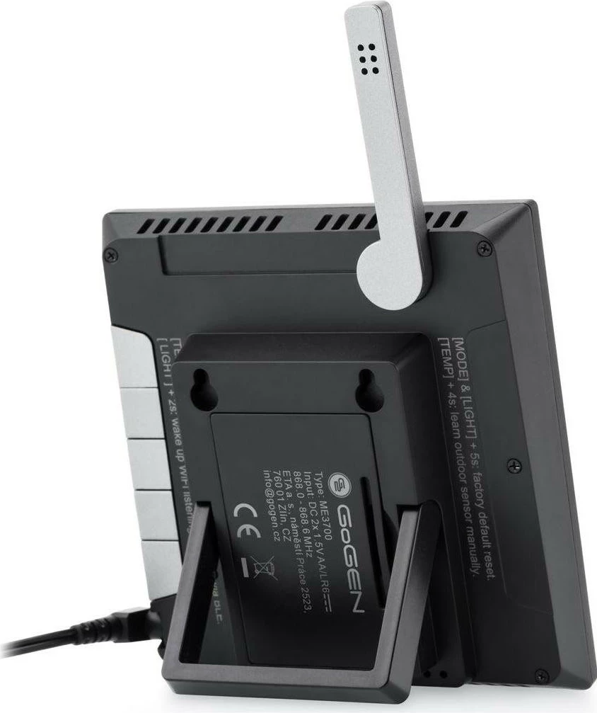 Stacion moti GoGEN GOG-ME3700, WiFi, ekran me ndriçim, i zi