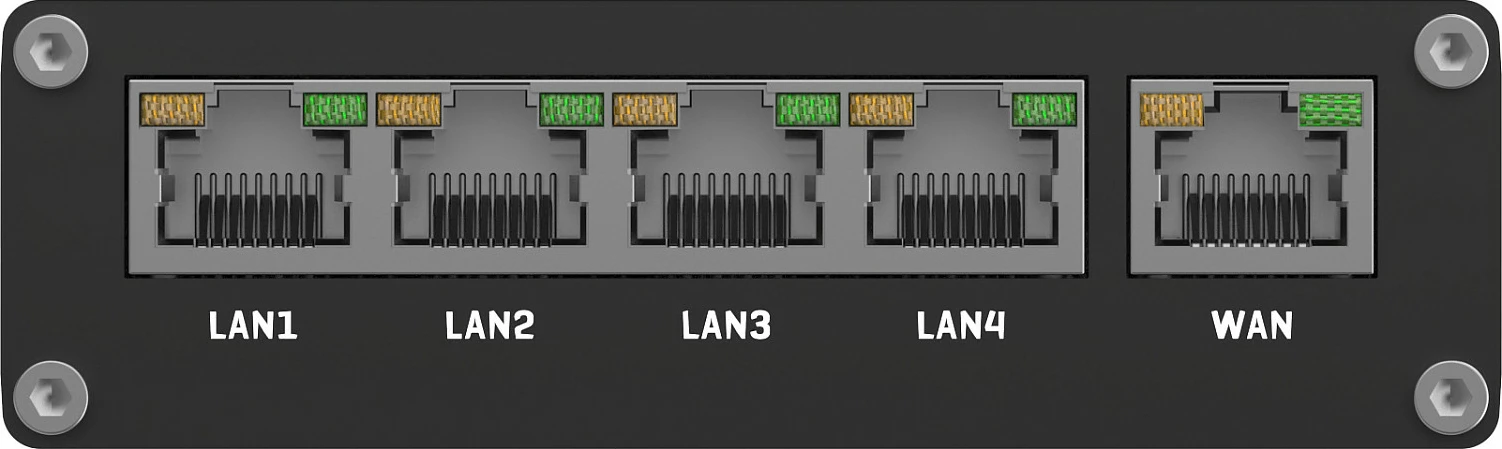 Router industrial Teltonika RUT301, 5x Fast Ethernet, USB, alumin, i zi