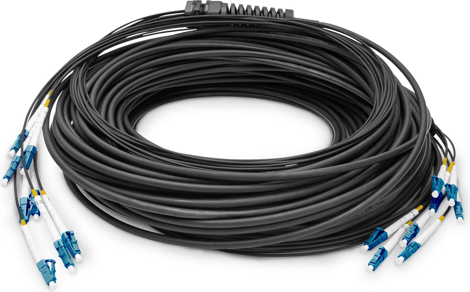 Kabllo optike Digitus LWL Patchkabel LC në UPC 75m OS2, e zezë