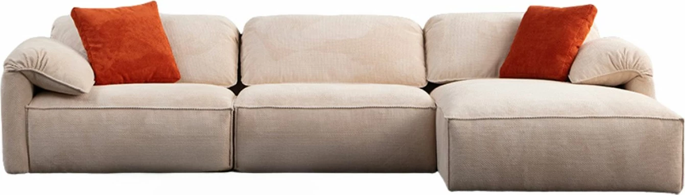 Këndare Flamingo, krem, Atelier del Sofa, 335x170x105x80cm