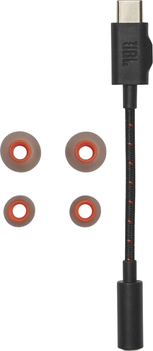 Kufje JBL Quantum 50 USB-C, in-ear, të zeza, me adapter USB-C