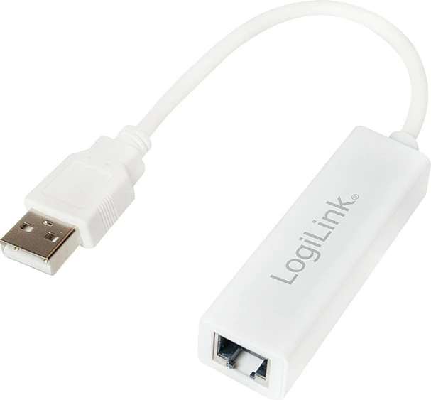 Adapter USB në Ethernet LogiLink UA0144B, USB 2.0, Fast Ethernet 10/100 Mbps, i bardhë