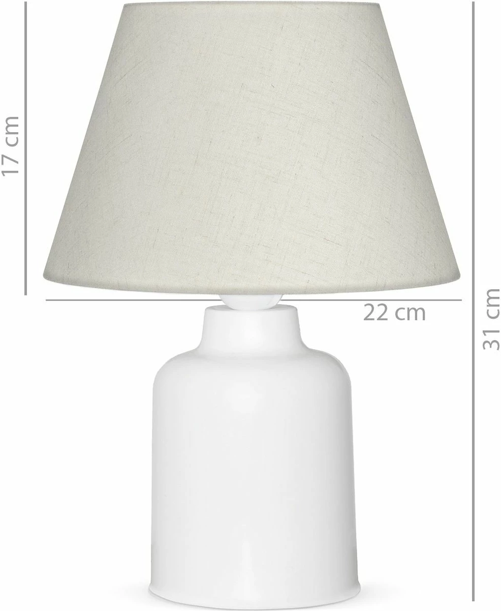 Llambë tavoline Opviq, krem, AYD-2648