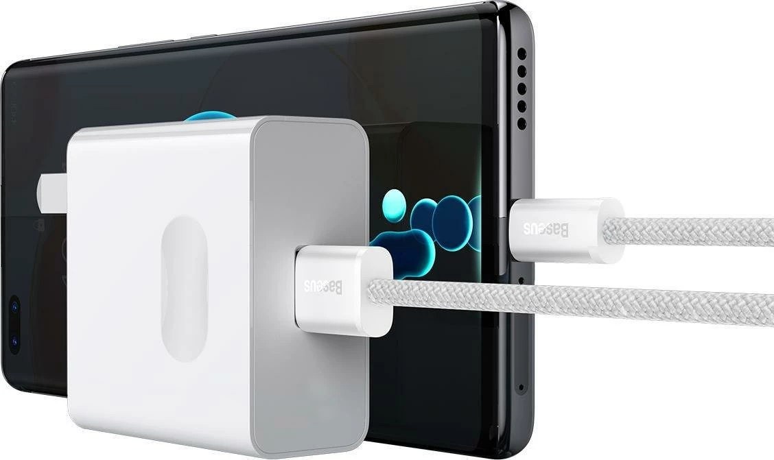 Kabllo Baseus Dynamic Series CALD000702 USB-A në USB-C 2 m 100W e bardhë