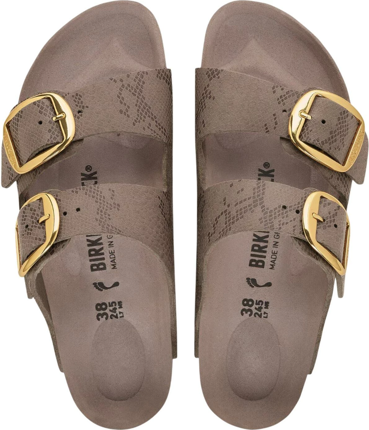 Sandale për femra Birkenstock Arizona BB 1032891, të hirtë [Madhësia: 38]
