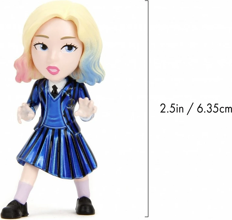 Figurë metalike JADA TOYS Wednesday, 6.5 cm, 4 lloje të ndryshme