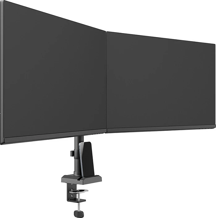 Krah monitori Neomounts NERO DS60-600BL2, për 2 monitorë 10-32", VESA 75x75/100x100, i zi