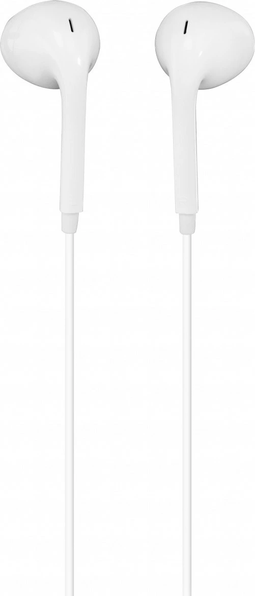 Kufje in-ear Hama 221787 me lidhje Lightning, me mikrofon dhe kontroll volum, kabllo 1.2 m, stereo, të bardha