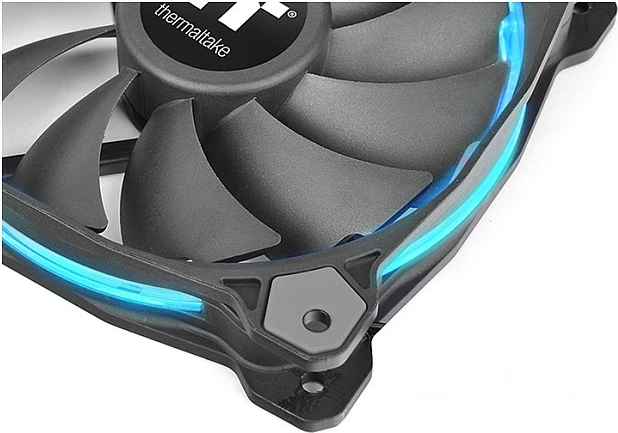 Ventilator për kasë Thermaltake Riing 14 RGB CL-F051-PL14SW-A, 140mm, 500-1400RPM, i zi