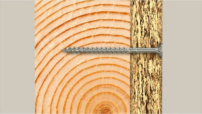 Vidë Fischer 670668, 4.5x50mm, Torx TX20, për dru, 50 copë, inox