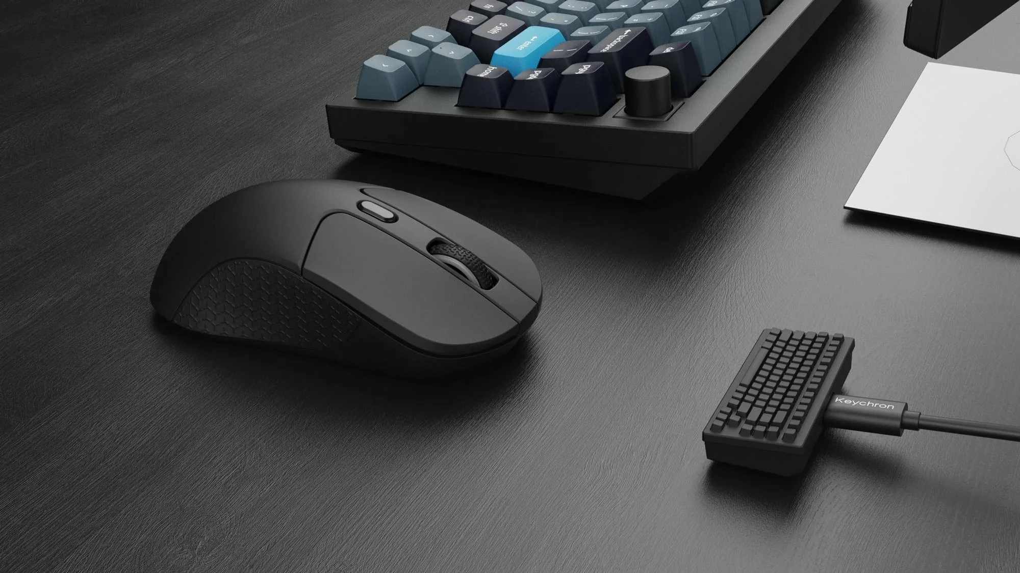 Maus gaming wireless Keychron M3 4K 26000 DPI, i zi