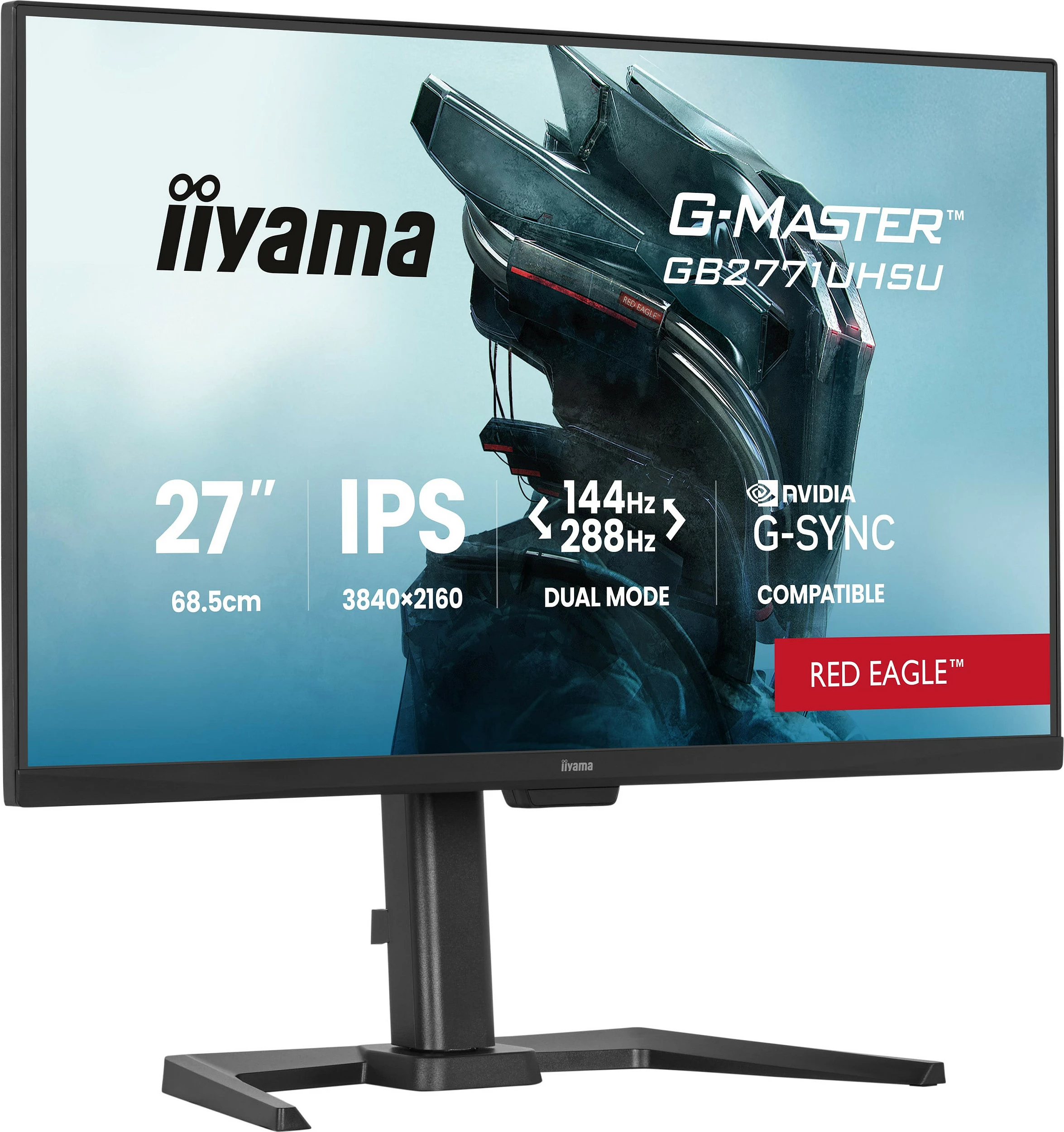 Monitor gaming iiyama G-MASTER GB2771UHSU-B1, 27", 4K IPS, 144Hz/288Hz, i zi