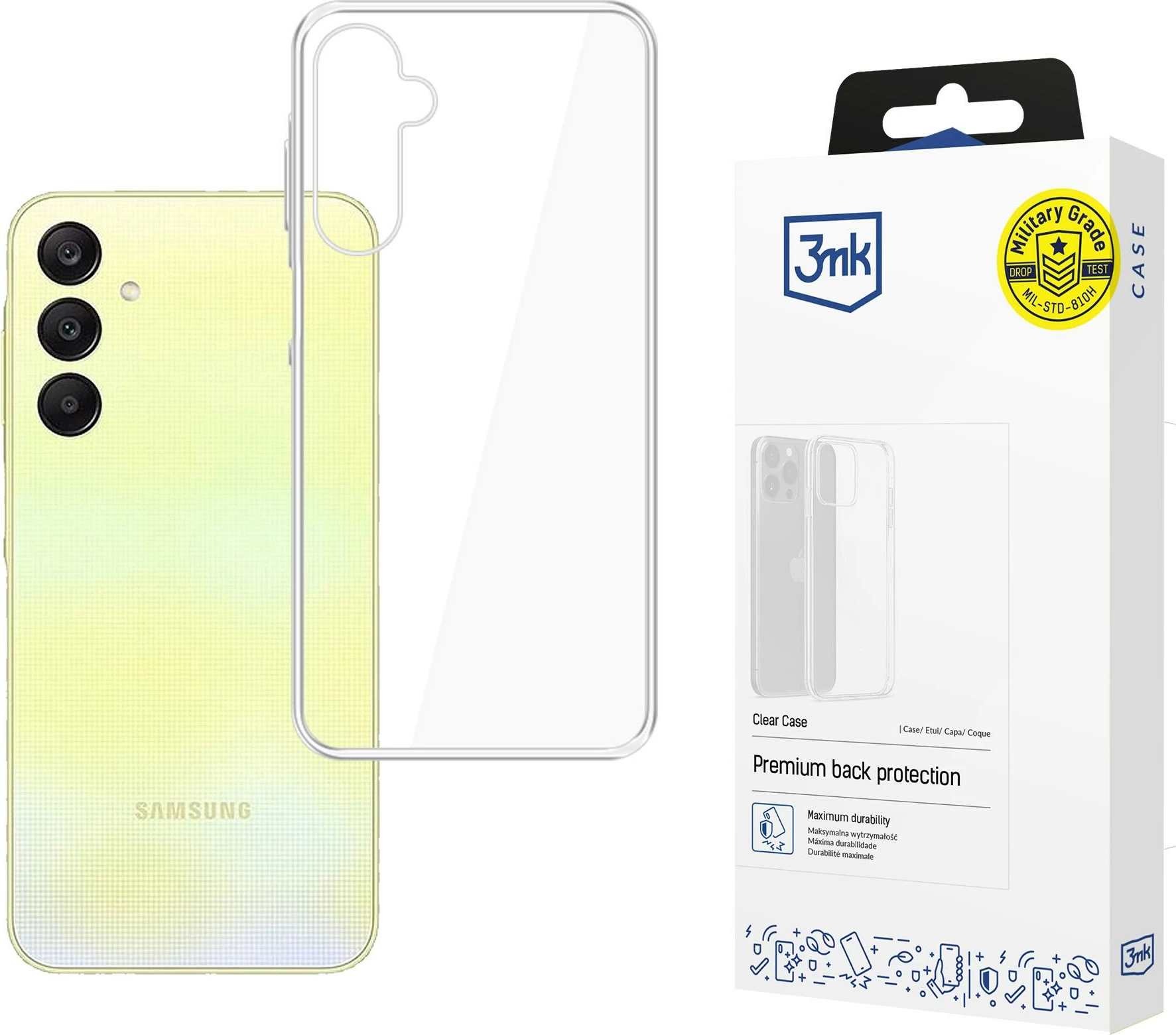 Mbështjellës transparent për celular Samsung Galaxy A26 5G 3mk Protection