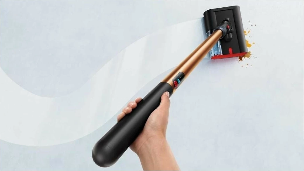 Mop elektrik Dyson PencilWash 637239-01, pa kabllo, rezervuar 0.3L, i zi