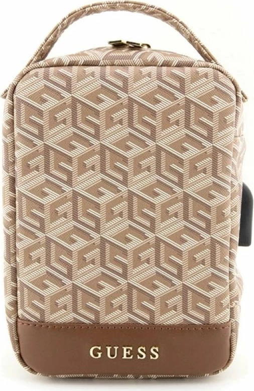 Çantë organizatore Guess GCube Stripe, kafe [Ngjyra: Kafe]