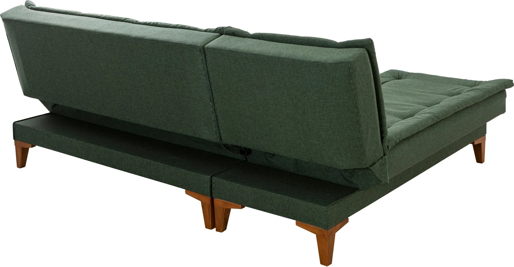 Kënd-sofë krevati Atelier del Sofa, Santo majtas, ngjyrë e gjelbër