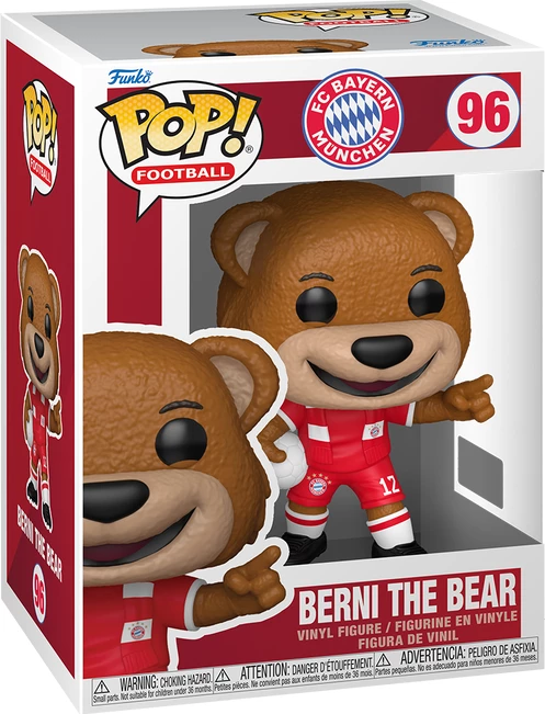 Figurinë koleksionuese Funko POP Football: Bayern Munich - Berni the Bear, vinyl