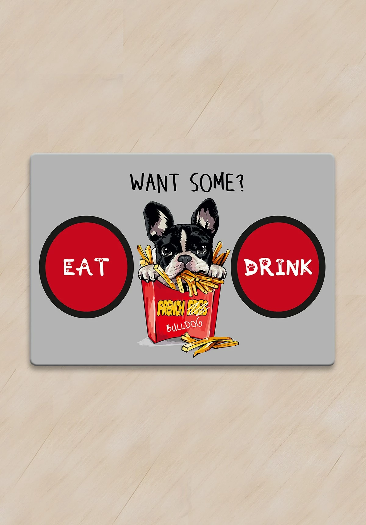 Tapet për rërë mace, model patatina, Conceptum Hypnose, shumëngjyrësh, 40x60cm