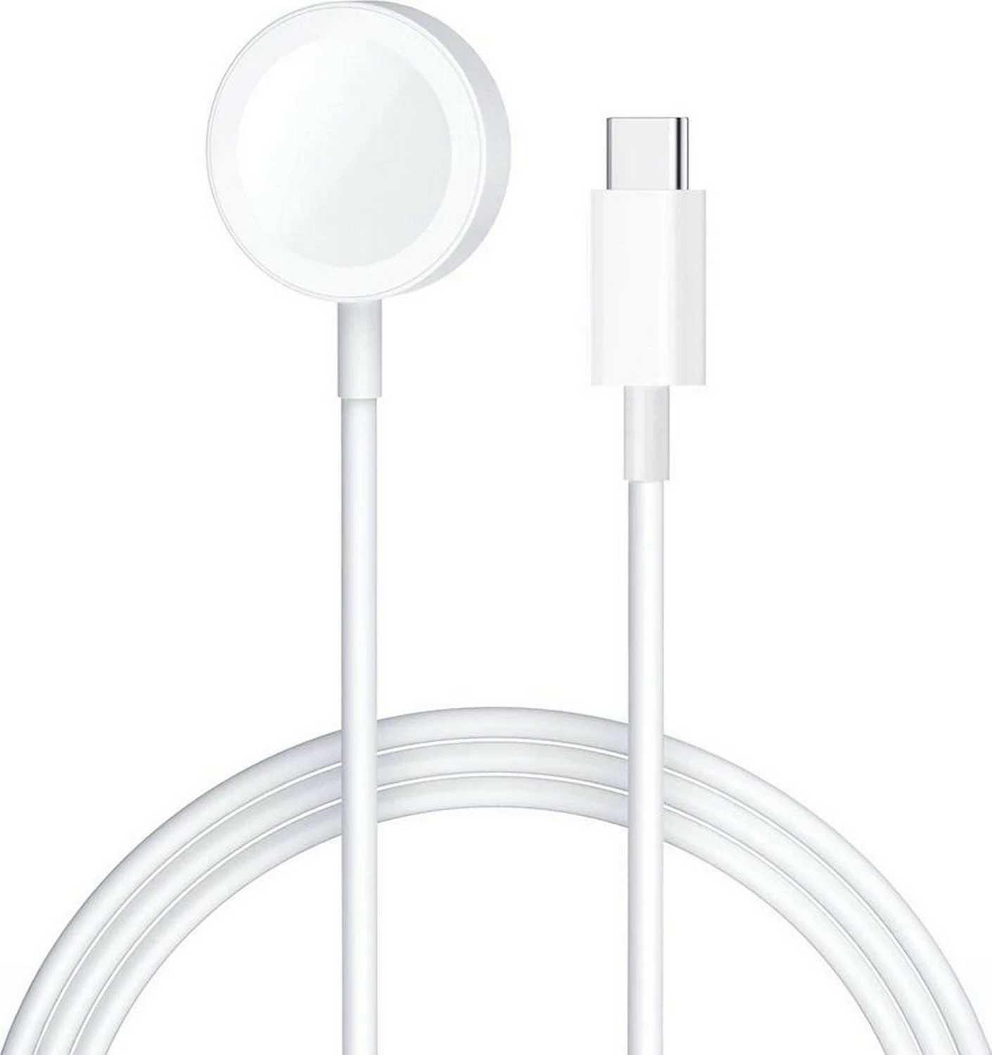 Karikues wireless Teltech MagSafe Type-C për Apple Watch, bardhë