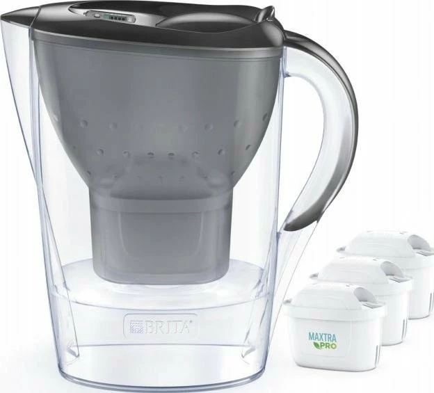 Bricë filtrimi uji Brita Marella 2.4 L + 3x MAXTRA PRO Pure Performance, grafit