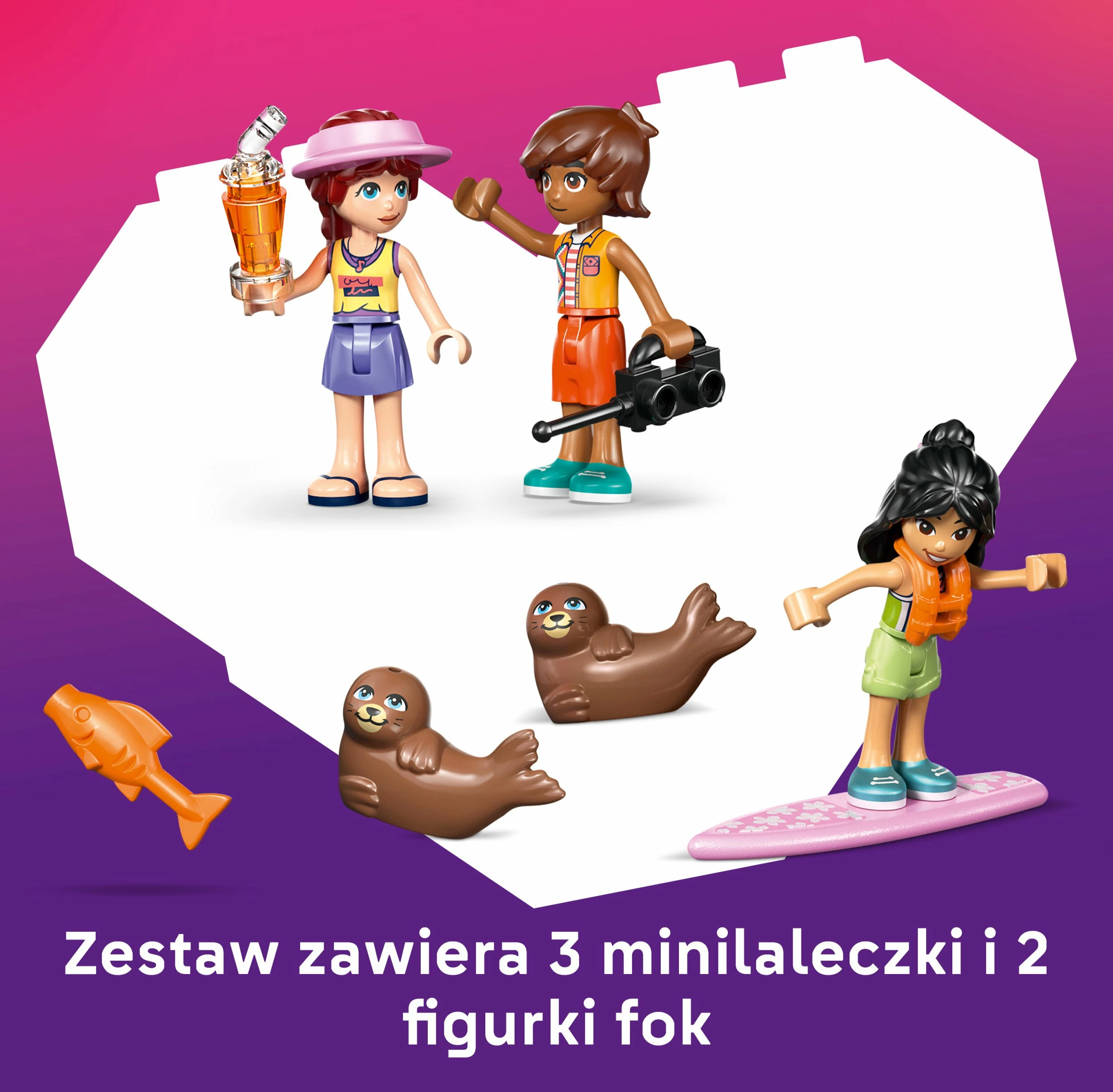 Set LEGO Friends Beach House with Seals 42699, 400 pjesë