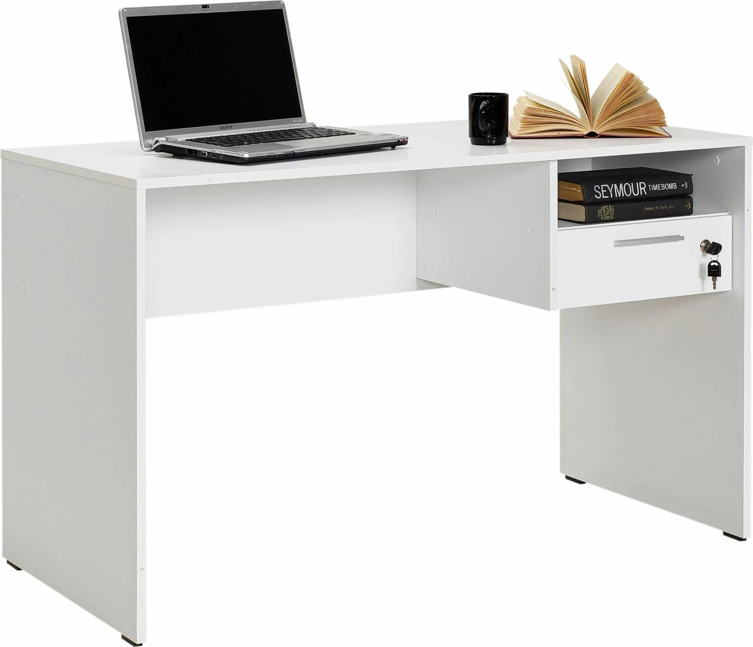 Tavolinë studimi Hanah Home, e bardhë, Cms-510-Dd-1