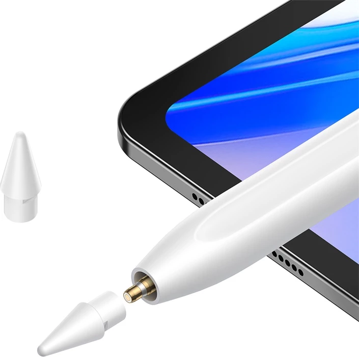 Stylus Baseus Smooth Writing 2 Overseas Edition për iPad, majë e zëvendësueshme, LED, i bardhë