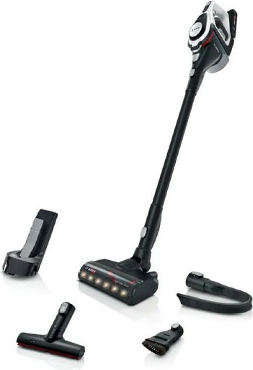 Fshesë me korrent pa kabllo, Bosch, Unlimited Gen 2 Series 8 BBS8214, me aksesorë, e zezë/e bardhë