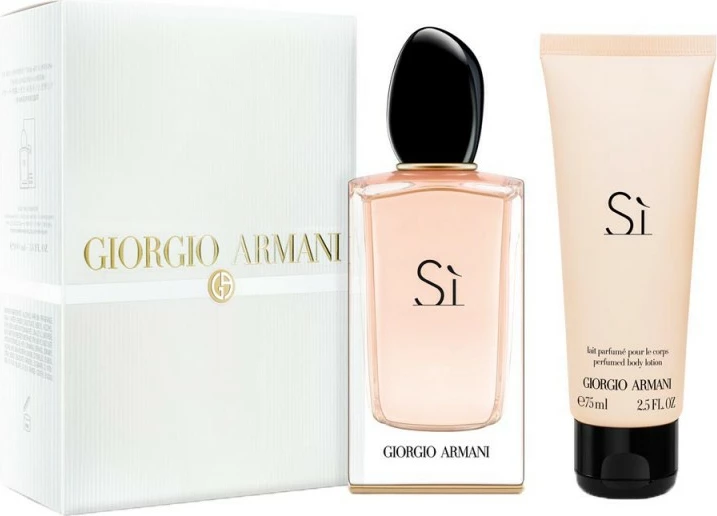 Set Eau De Parfum & Locion trupi Giorgio Armani Si