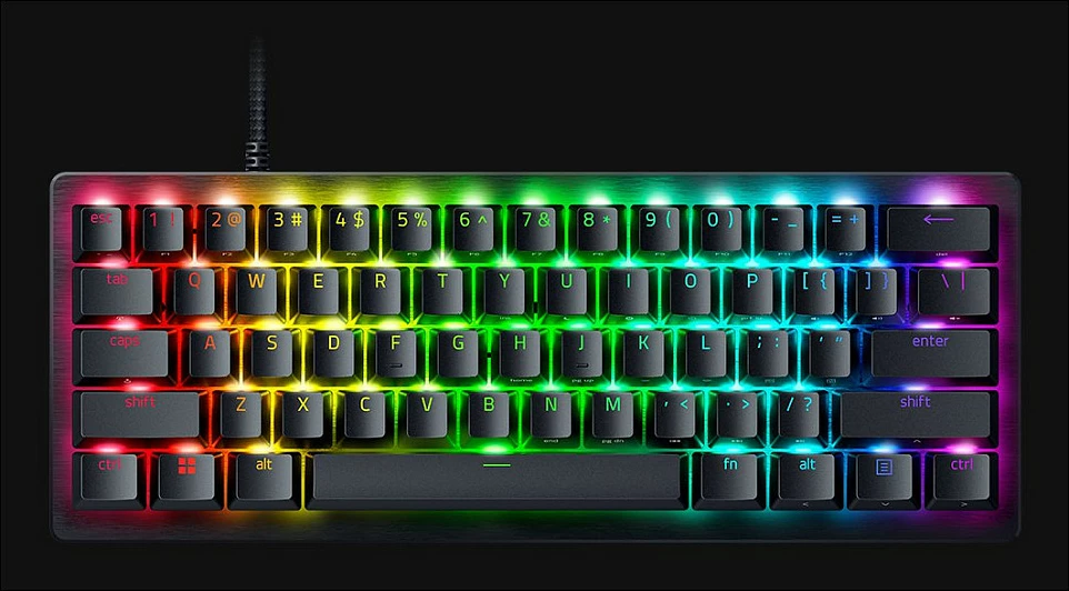 Tastierë Razer Huntsman V3 Mini, mekanike, RGB, DE