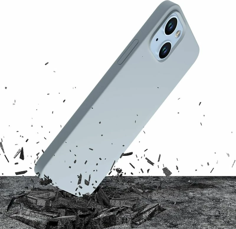 Mbrojtëse silikoni për iPhone 14 Plus 3mk Hardy MagCase, e kaltër
