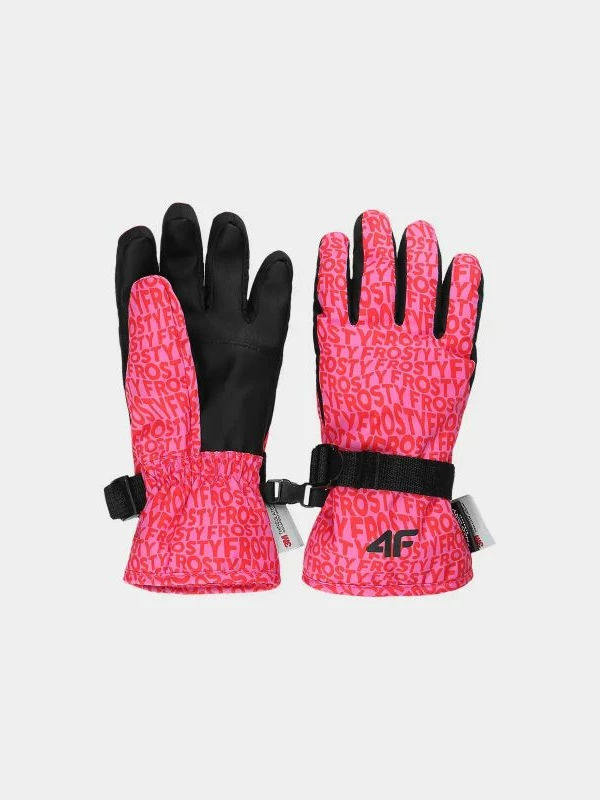 Dorëza skijimi fëmijë 4F, rozë