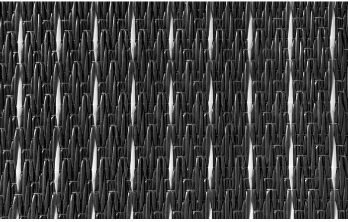 Mat kampingu BRUNNER BALMAT 250 x 450 cm, 350 g/m², 100% polipropilen (PP), me çantë bartëse, zi/gri