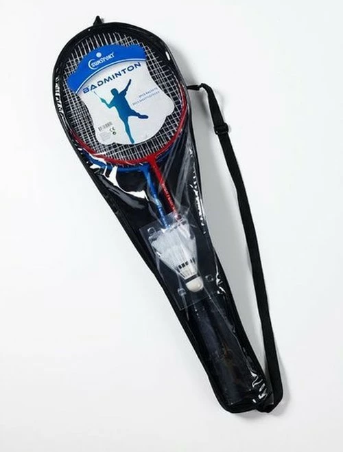 Set badminton Tactic 514-010, 2 raketa dhe 2 lotka, shumëngjyrëshe