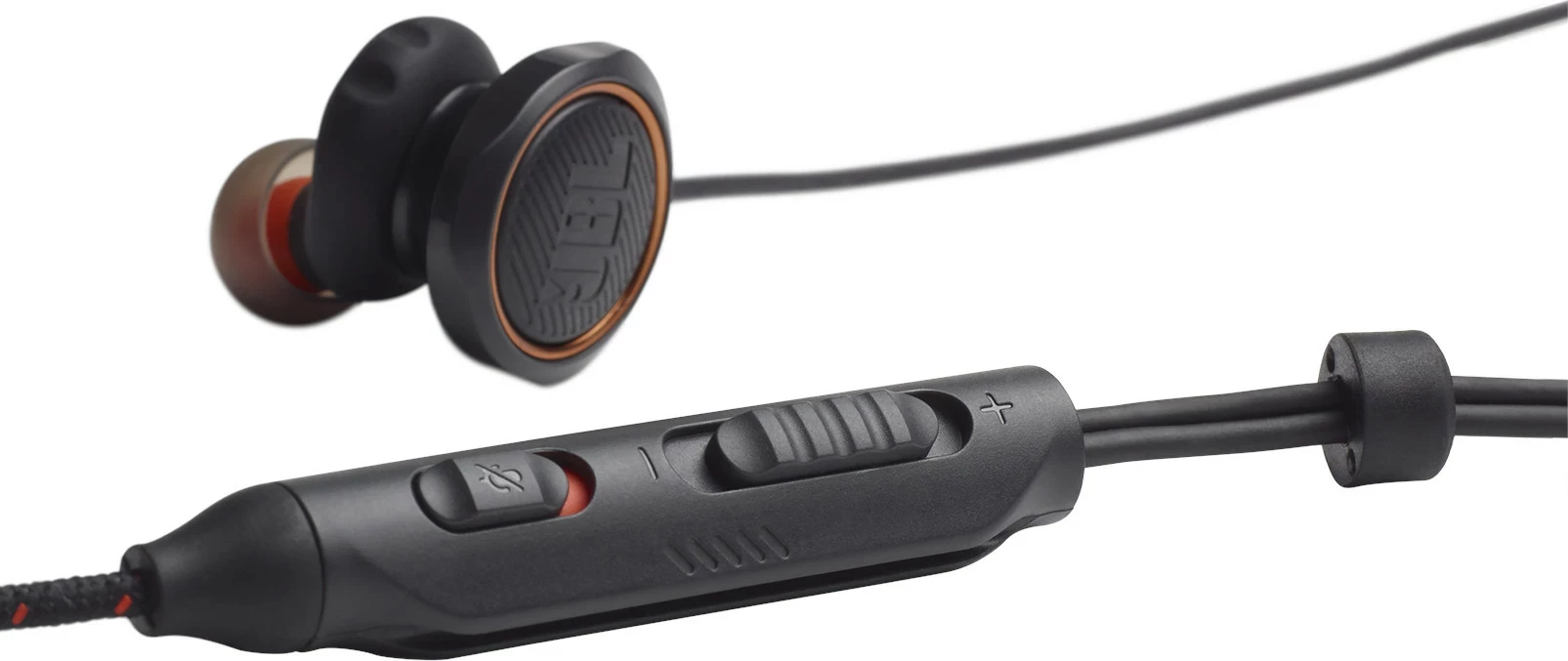 Kufje JBL Quantum 50 USB-C, in-ear, të zeza, me adapter USB-C