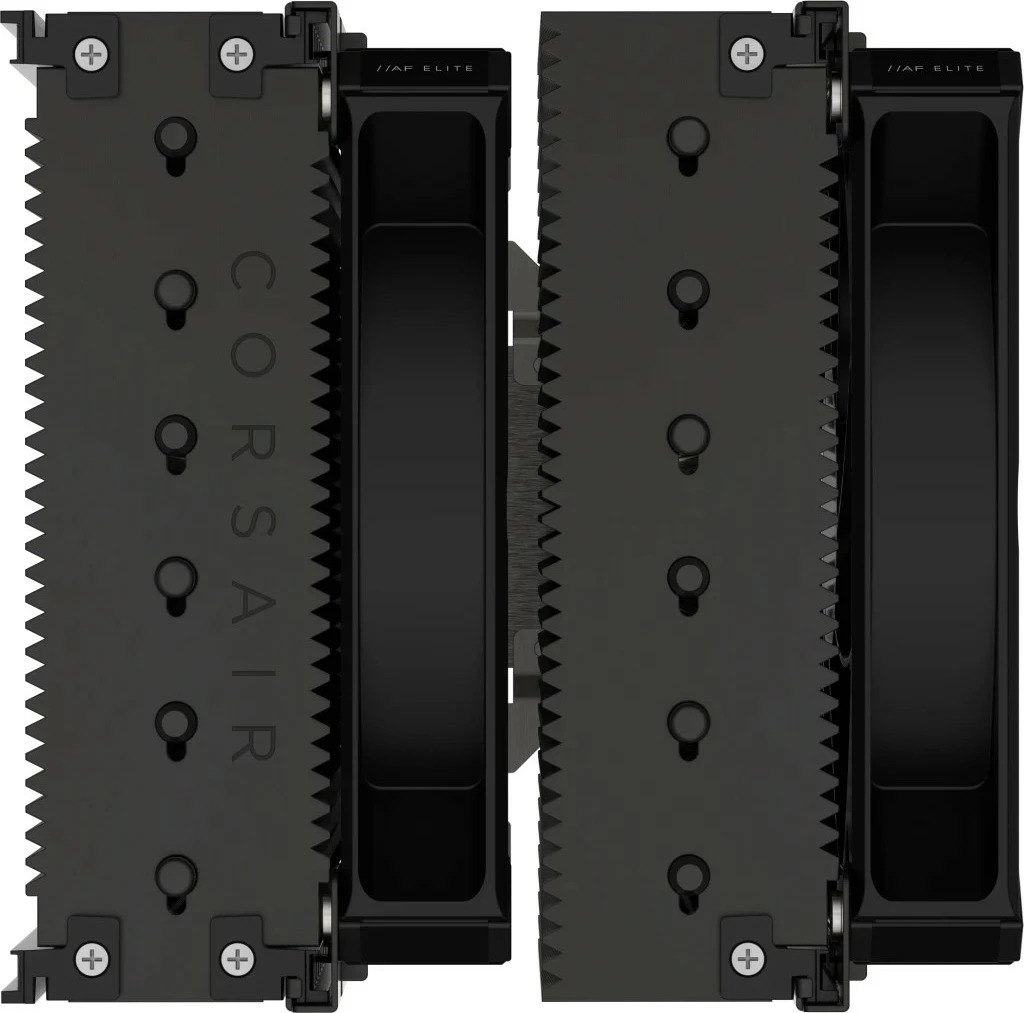 Ftohës ajri Corsair AF ELITE A115, 2x140mm, për CPU, i zi