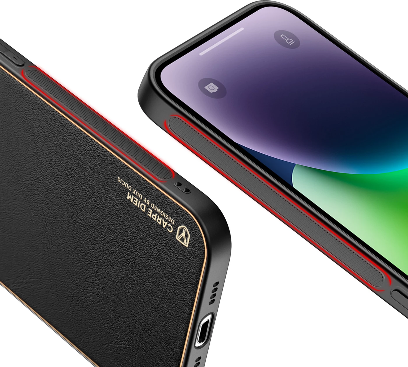 Mbështjellës Dux Ducis Yolo për iPhone 14 Plus, Zi