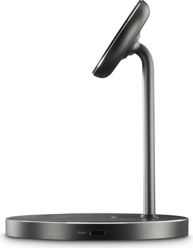 Karikues pa tela me magnet tavoline, Hama 201737, Qi2 Fast Charge 15W, mbajtës i rregullueshëm 0–65° me rrotullim 360°, 2x USB-C, i zi