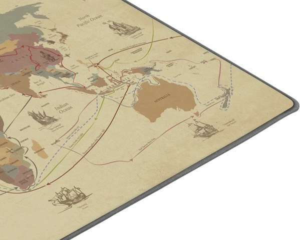 Mauspad Natec Discoveries Maxi, 800x400mm, dekorativ, Gold