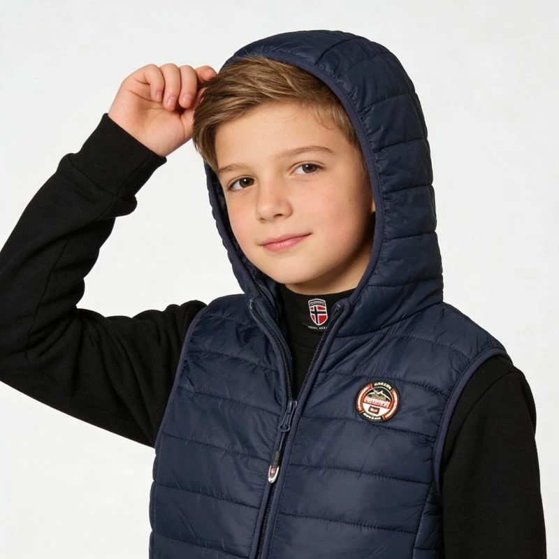 Jelek për fëmijë Geographical Norway, navy blue [Madhësia: 128]