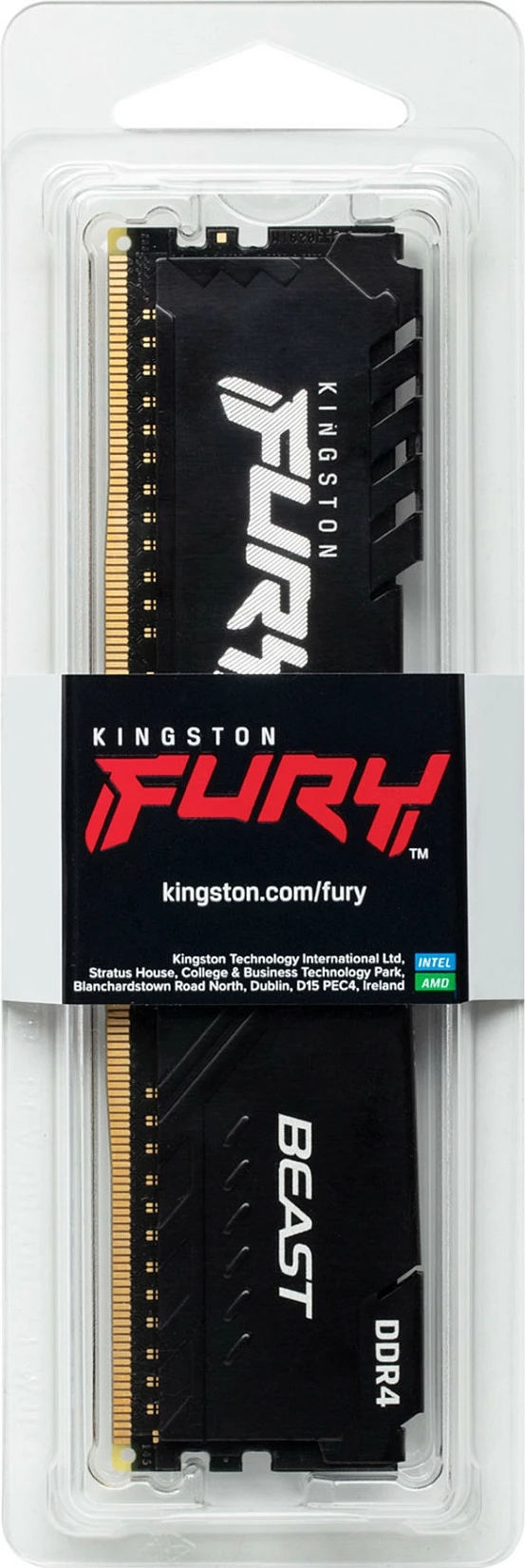 RAM Memorje Kingston FURY Beast 16GB 3200MT/s DDR4 CL16 DIMM Zi
