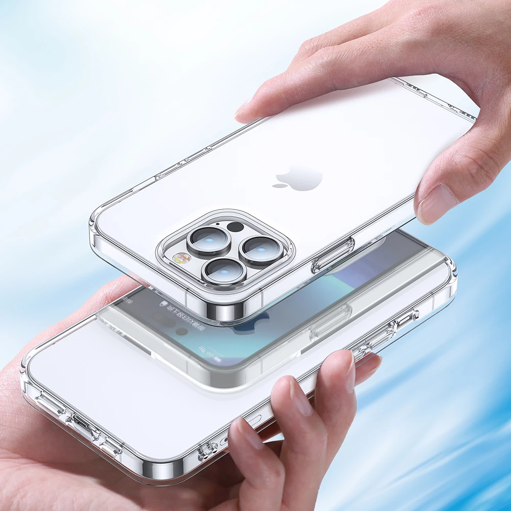 Mbështjellës Joyroom JR-14X2 për iPhone 14 Pro, transparent