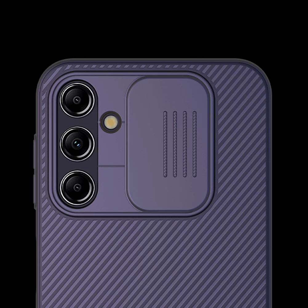 Mbështjellës Nillkin CamShield Case për Samsung Galaxy A14 5G / Galaxy A14, me kapak kamere, Kaltër