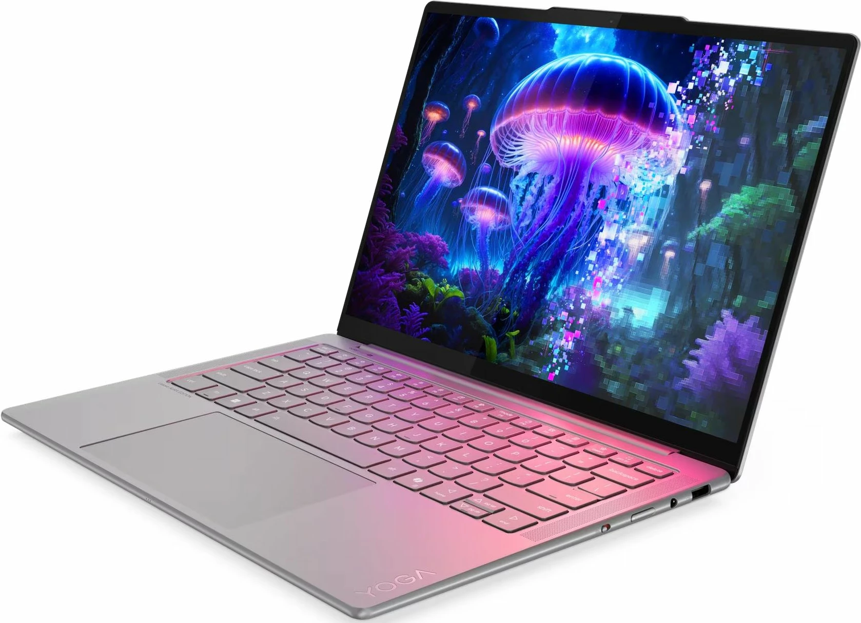 Laptop Lenovo Yoga Slim 7 14ILL10 (83JX00A3NT) Core Ultra 7 258V, 32GB RAM, 1TB SSD, 14\" WUXGA OLED, Windows 11, gri