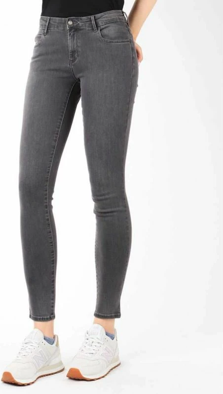 Pantallona të ngushta Wrangler femra, të hirit